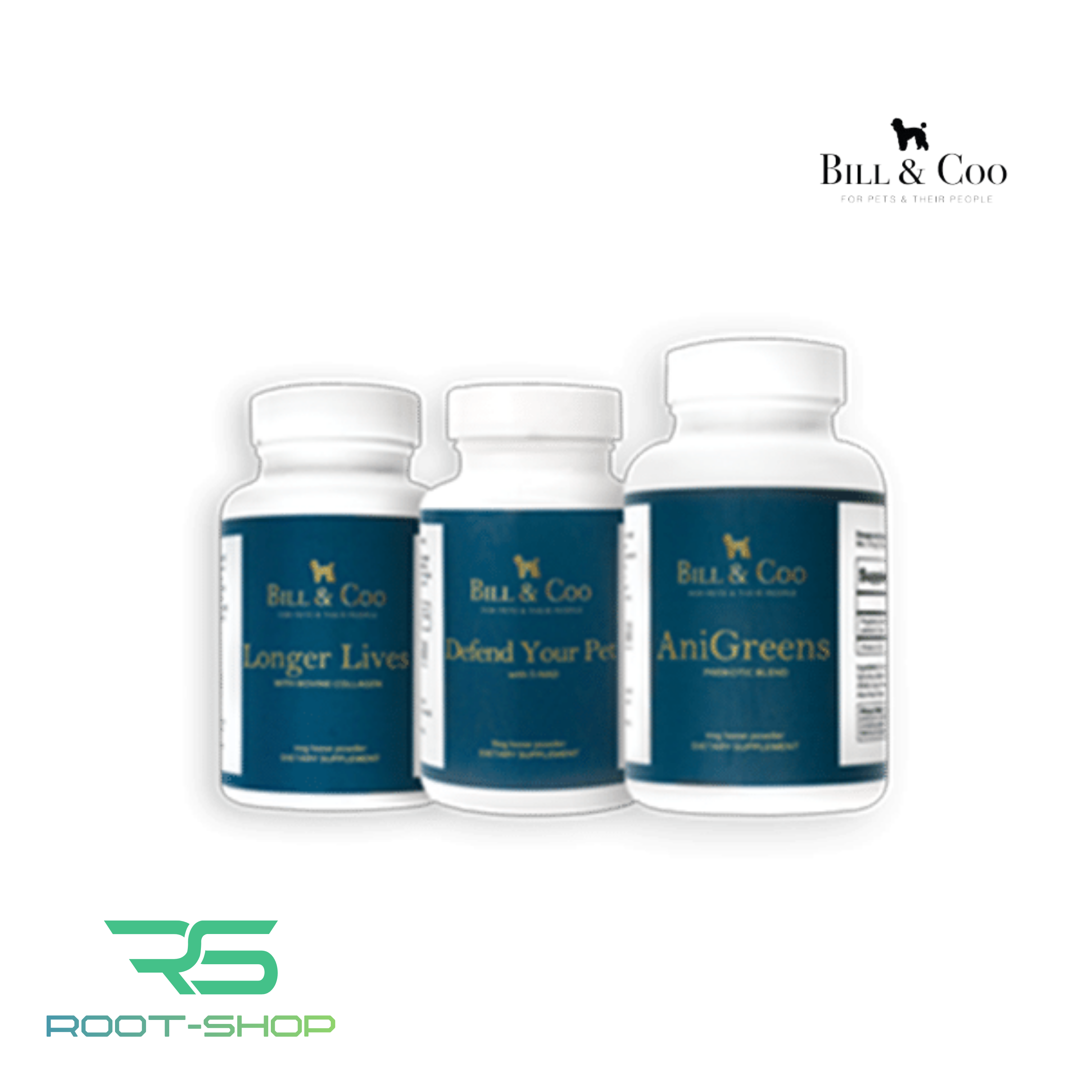 BILL & COO Power Pack: 1x AniGreens, 1x Longer Lives, 1x Defend your Pet