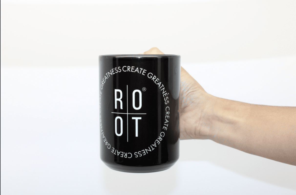 ROOT coffee mug