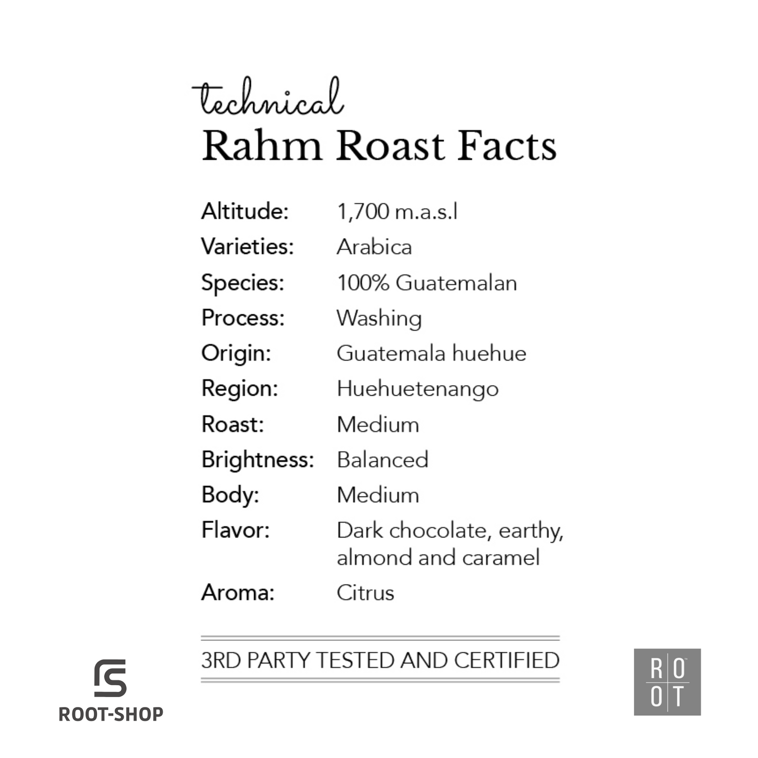 ROOT Rahm Roast Kaffee - 3x 340g