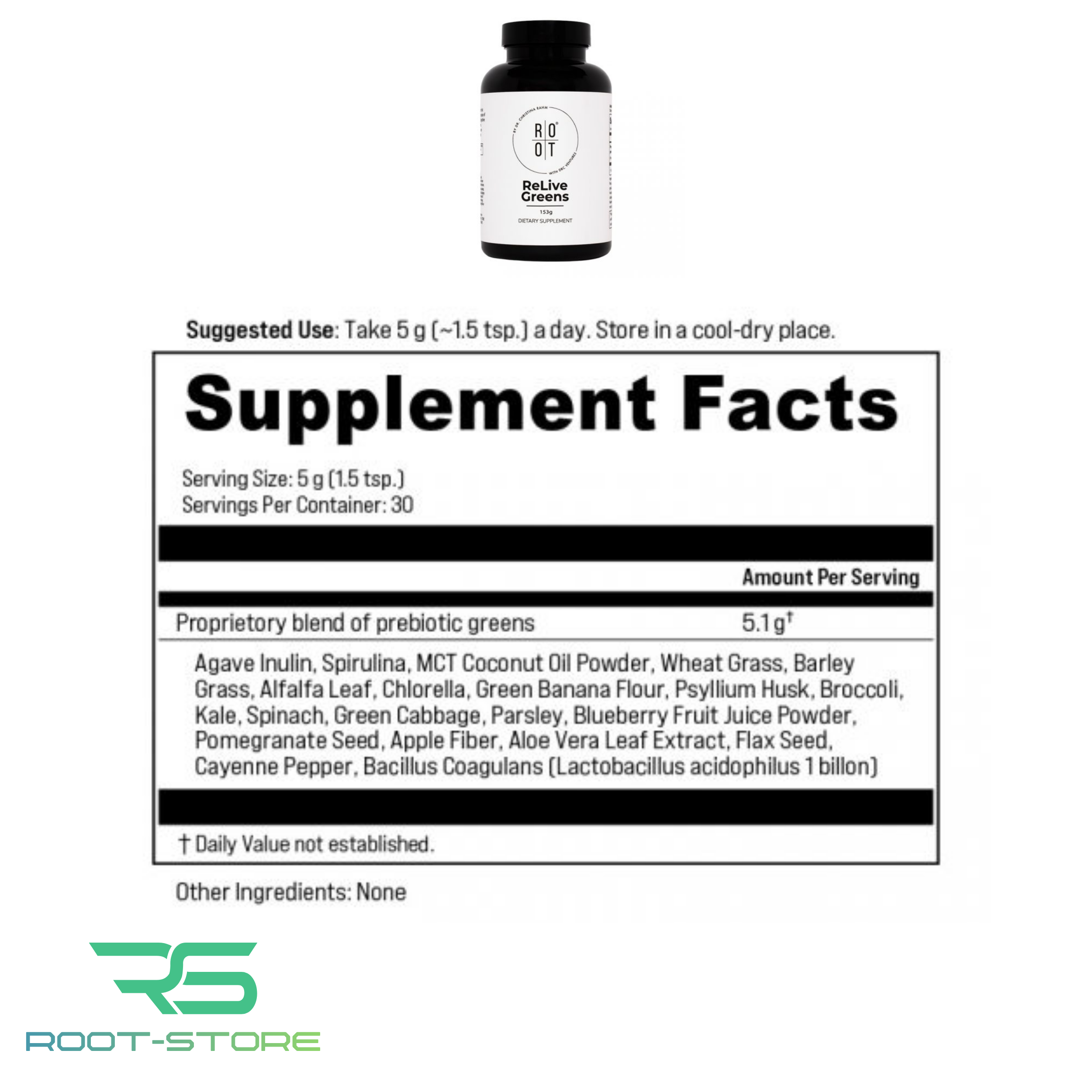 ROOT Dr. Cream Pack | 1x Clean Slate | 1x Zero In | 2x Restore | 1x Relive Greens 