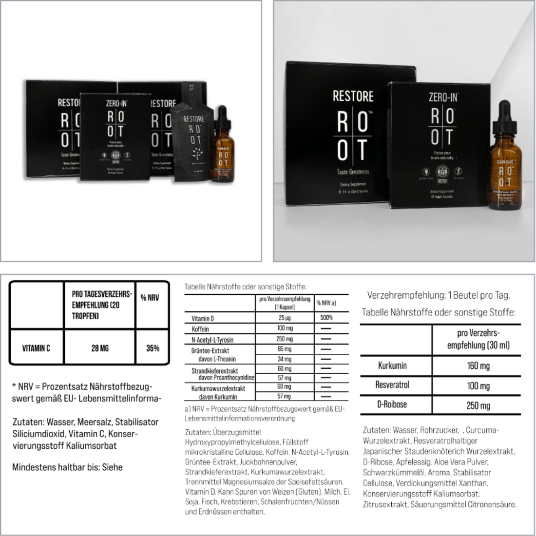 ROOT Trinity Pack Plus | 1x Clean Slate + 1x Zero-In + 2x Restore